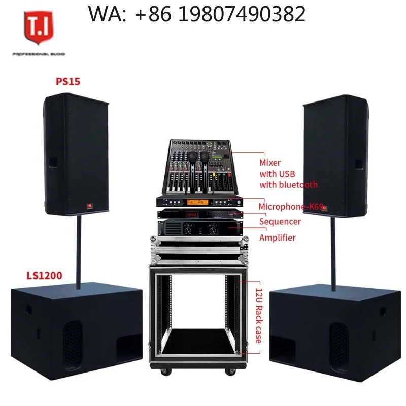 Mini Dual 12-inch Two-Way Powered Line Array Speaker, Pro Stage Audio System for Professional Concert Live Performances
Mini Dual 12-inch Two-Way Powered Line Array Speaker, Pro Stage Audio System for Professional Concert Live Performances