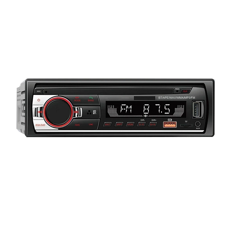 12 В Автомобильный Bluetooth MP3-плеер FM-радио Стерео громкой связи Стереоплеер Светодиодная подсветка Дисплей USB Зарядка Прочный CD-плеер
12 В Автомобильный Bluetooth MP3-плеер FM-радио Стерео громкой связи Стереоплеер Светодиодная подсветка Дисплей USB Зарядка Прочный CD-плеер