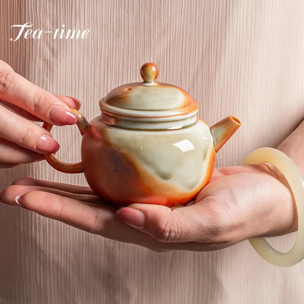 150ml Antique Wood-fired Porcelain Teapot Creative Pot Household Tea Making Kettle Fiter Chinese Tea Set Accessories Decoration
150ml Antique Wood-fired Porcelain Teapot Creative Pot Household Tea Making Kettle Fiter Chinese Tea Set Accessories Decoration