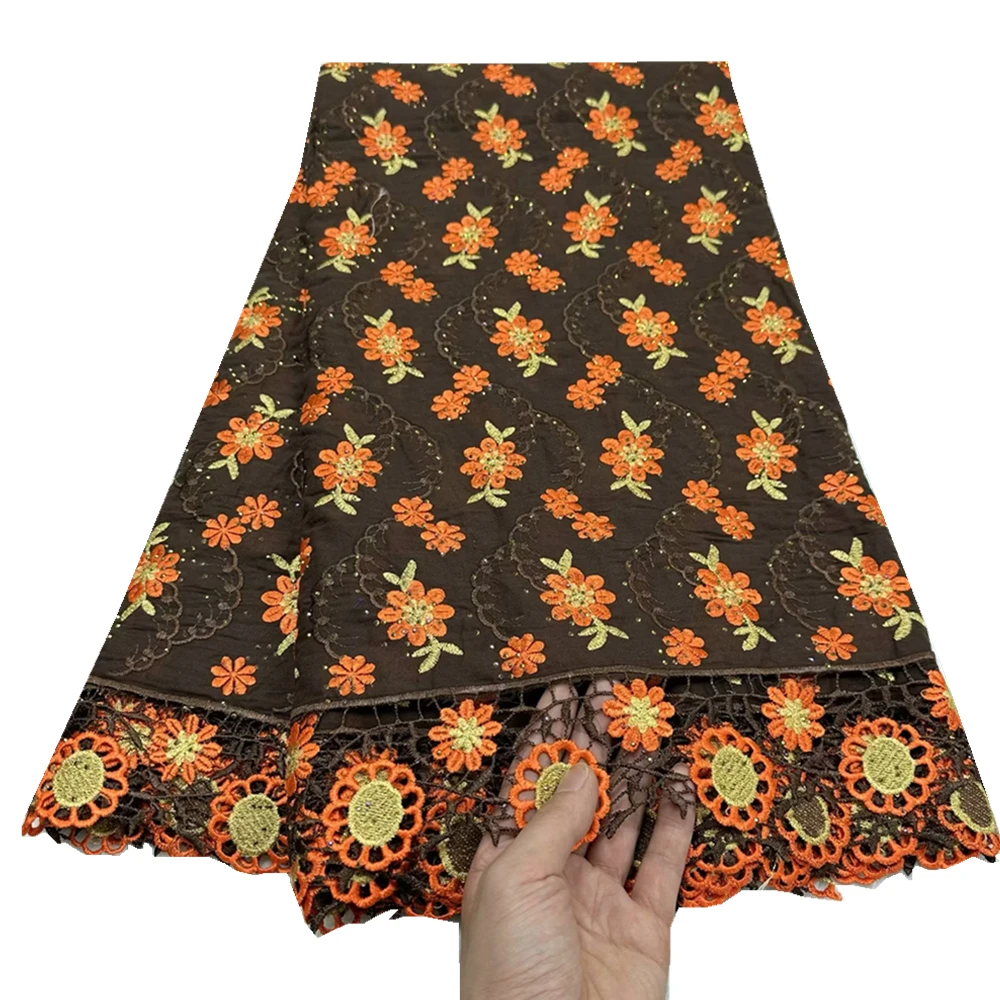 High Quality Swiss Voil Lace Fabric with Cord Lace 5 Yards Nigeria Cotton Lace On Sale for African Cloth
High Quality Swiss Voil Lace Fabric with Cord Lace 5 Yards Nigeria Cotton Lace On Sale for African Cloth