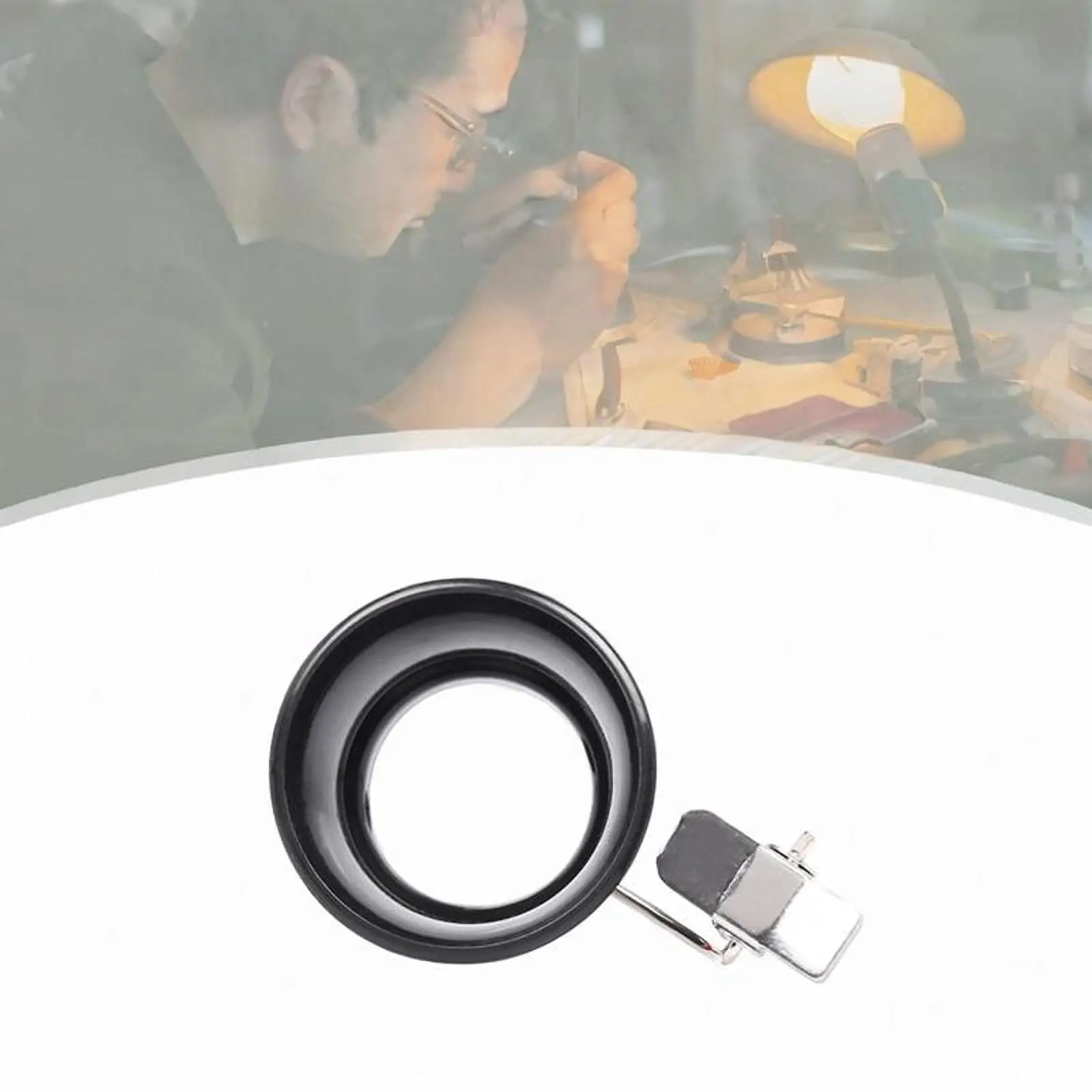 Clip-on Magnifying Glass 10x Compact Jeweler's Eye Loupe for Micro-parts Precision Machining Repair Stamp Experiment Soldering
Clip-on Magnifying Glass 10x Compact Jeweler's Eye Loupe for Micro-parts Precision Machining Repair Stamp Experiment Soldering