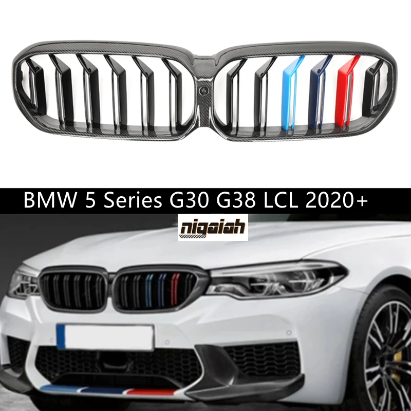 Carbon Fibber Car Front Bumper Racing Grills Replacement for BMW 5 Series G30 G38 LCI 2021-2022 G30 F90 M5
Carbon Fibber Car Front Bumper Racing Grills Replacement for BMW 5 Series G30 G38 LCI 2021-2022 G30 F90 M5