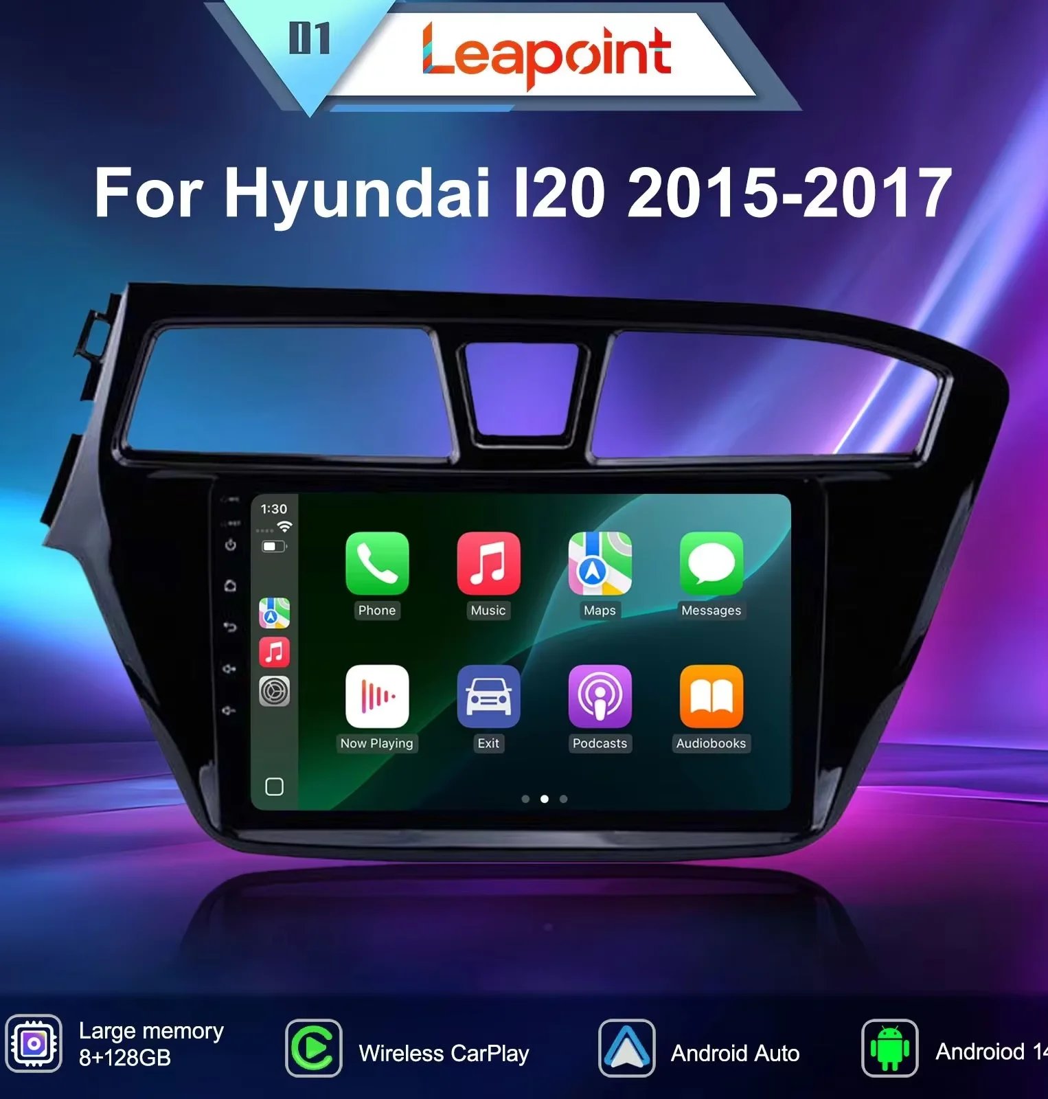 Leapoint Car Radio For Hyundai I20 2015-2017 7inch bluetooth Navigation 4G 2Din WIFI BT GPS Wireless Carplay Multimedia Player
Leapoint Car Radio For Hyundai I20 2015-2017 7inch bluetooth Navigation 4G 2Din WIFI BT GPS Wireless Carplay Multimedia Player
