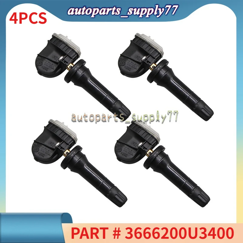 4PCS Tire Pressure Monitor Sensor 3666200U3400 433MHZ For JAC S4 X4 Refine X4 Beijing X7 PHEV BJEV EU5 PLUS EU7
4PCS Tire Pressure Monitor Sensor 3666200U3400 433MHZ For JAC S4 X4 Refine X4 Beijing X7 PHEV BJEV EU5 PLUS EU7