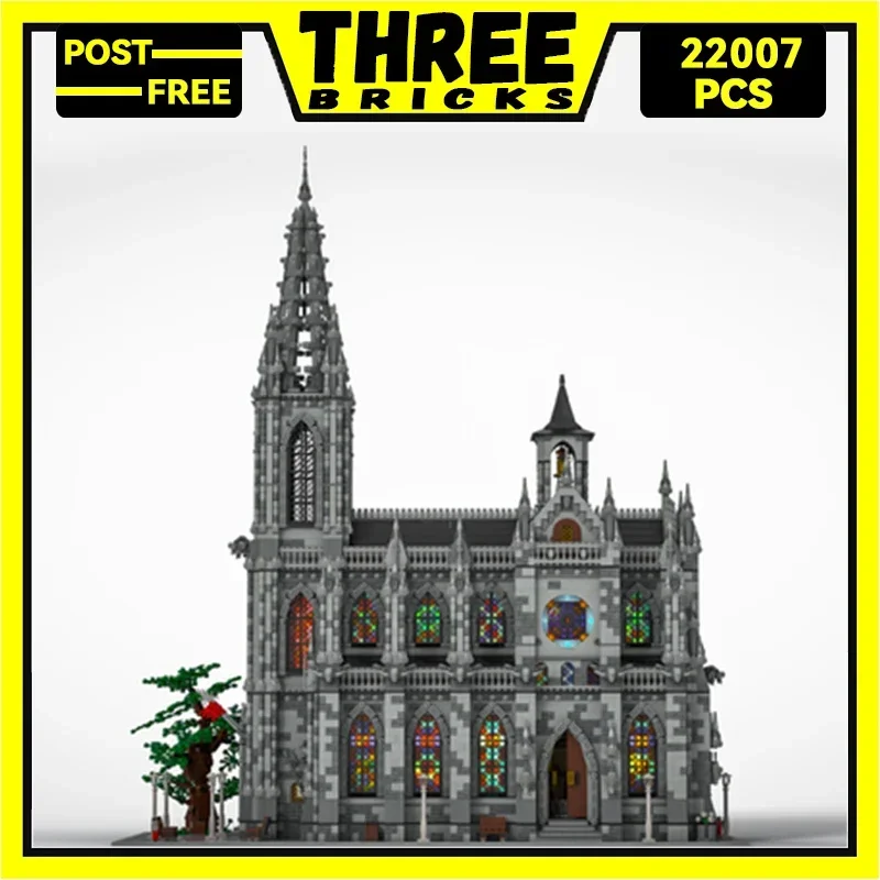 ThreeBricks Moc Building Blocks Street View Model Serie Magnificent Cathedral Technology Bricks DIY Toys For Kids Children Gifts
ThreeBricks Moc Building Blocks Street View Model Serie Magnificent Cathedral Technology Bricks DIY Toys For Kids Children Gifts