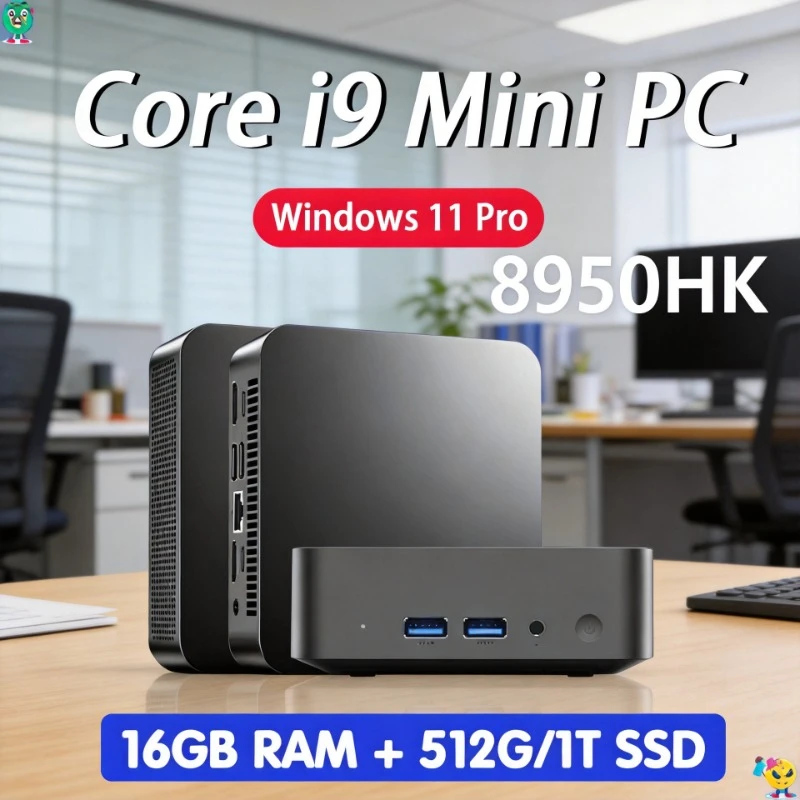 2026 Core i9 8950HK PC Windows 11 Pro MINI 128GB RAM 1TB 2TB SSD WIFI 6 BT5.2 4K HD Mini Gaming Office Study Pc
2026 Core i9 8950HK PC Windows 11 Pro MINI 128GB RAM 1TB 2TB SSD WIFI 6 BT5.2 4K HD Mini Gaming Office Study Pc