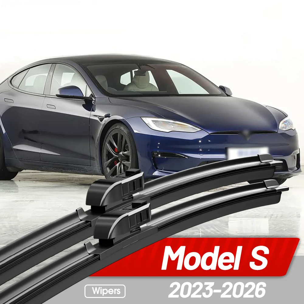 For Tesla Model S 2023-2026 Front Wiper Blades Windshield Windscreen Window Accessories 26"20" 2024 2025
For Tesla Model S 2023-2026 Front Wiper Blades Windshield Windscreen Window Accessories 26"20" 2024 2025