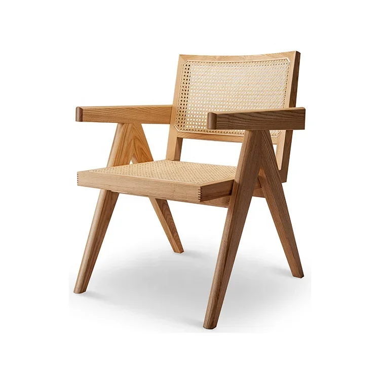 Rattan dining chair household solid wood backrest log armchair sub simple rattan chair
Rattan dining chair household solid wood backrest log armchair sub simple rattan chair