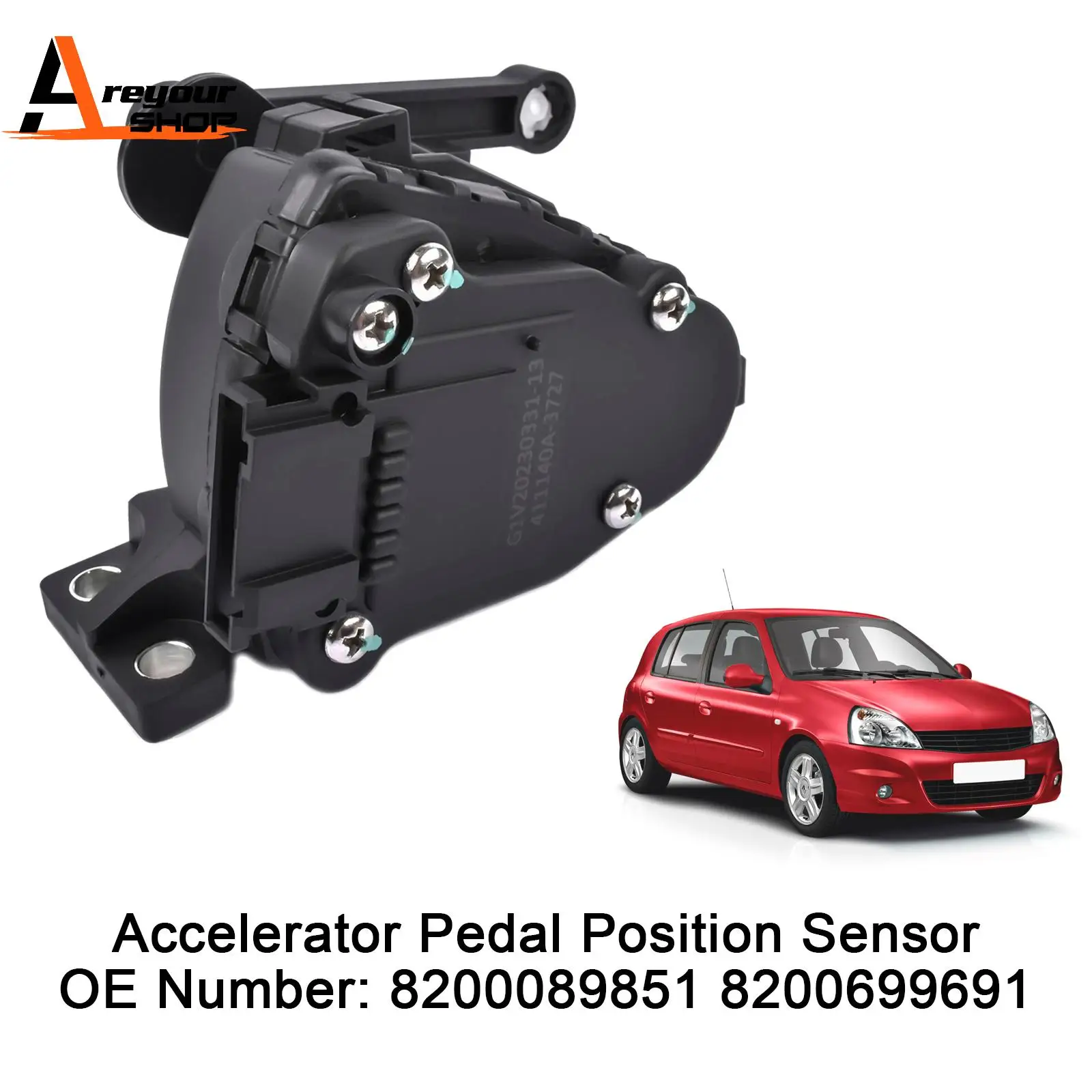 Accelerator Pedal Position Sensor 8200089851 8200699691 for Renault Clio II
Accelerator Pedal Position Sensor 8200089851 8200699691 for Renault Clio II