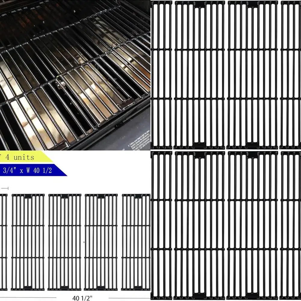 6-Pack Replacement Grill Grates for Chargriller Models 3001, 5050, 3008, 3030, 3725, 4000, 5252, King Griller 3008, 5252 and Sim
6-Pack Replacement Grill Grates for Chargriller Models 3001, 5050, 3008, 3030, 3725, 4000, 5252, King Griller 3008, 5252 and Sim