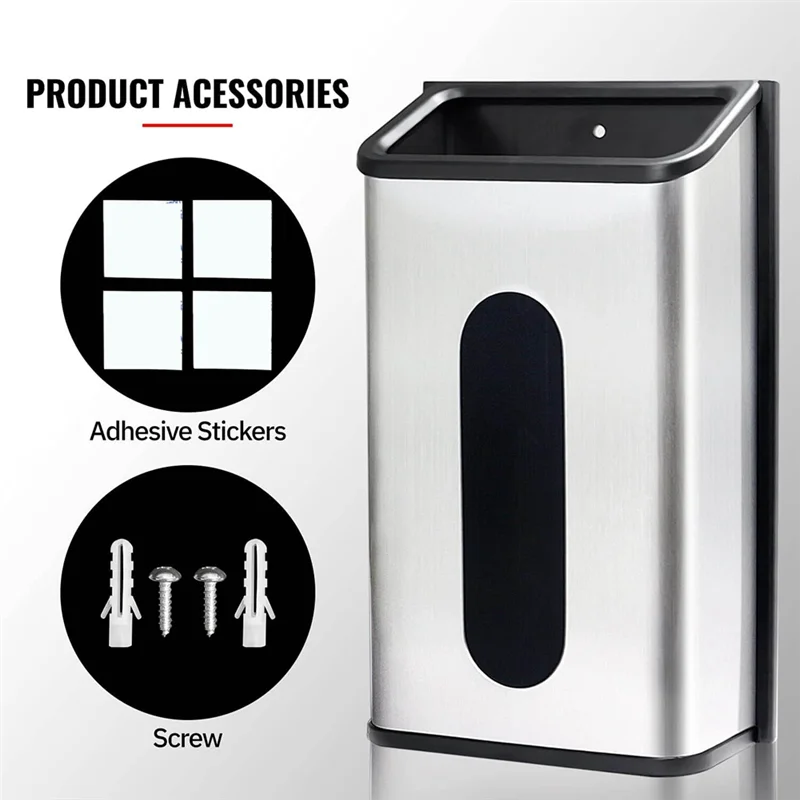 AS96-Wall Mount Grocery Bag Holder,Bag Dispenser Or Bag Saver, Easy-Access Opening Fingerprint-Proof Easy To Install
AS96-Wall Mount Grocery Bag Holder,Bag Dispenser Or Bag Saver, Easy-Access Opening Fingerprint-Proof Easy To Install