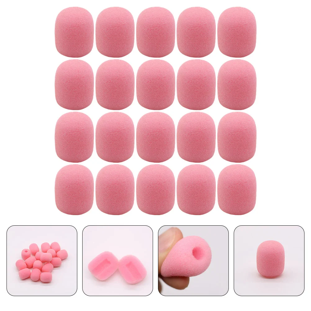 20 Pcs Headphones Wireless Microphone Foam Cover Covers for Lapel Fluffy Protective Sponge Pink Windscreen
20 Pcs Headphones Wireless Microphone Foam Cover Covers for Lapel Fluffy Protective Sponge Pink Windscreen