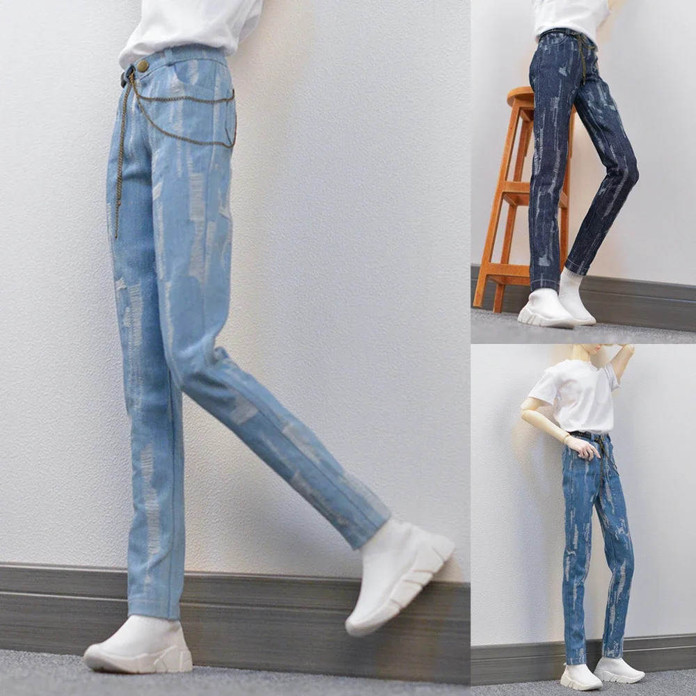 D04-B263 children handmade toy BJD/SD doll clothes 1/4 1/3 uncle 68 73 ID75 customized Washed Jacquard Jeans with chain 1pcs
D04-B263 children handmade toy BJD/SD doll clothes 1/4 1/3 uncle 68 73 ID75 customized Washed Jacquard Jeans with chain 1pcs