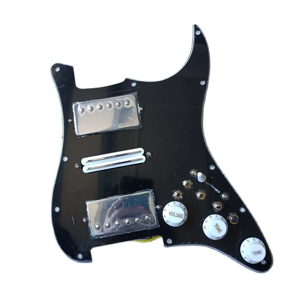 Upgrade Loaded HSH Electric Guitar Pickguard Single Coil Alnico V And 7 Way Type Switch Guitar Accessories
Upgrade Loaded HSH Electric Guitar Pickguard Single Coil Alnico V And 7 Way Type Switch Guitar Accessories