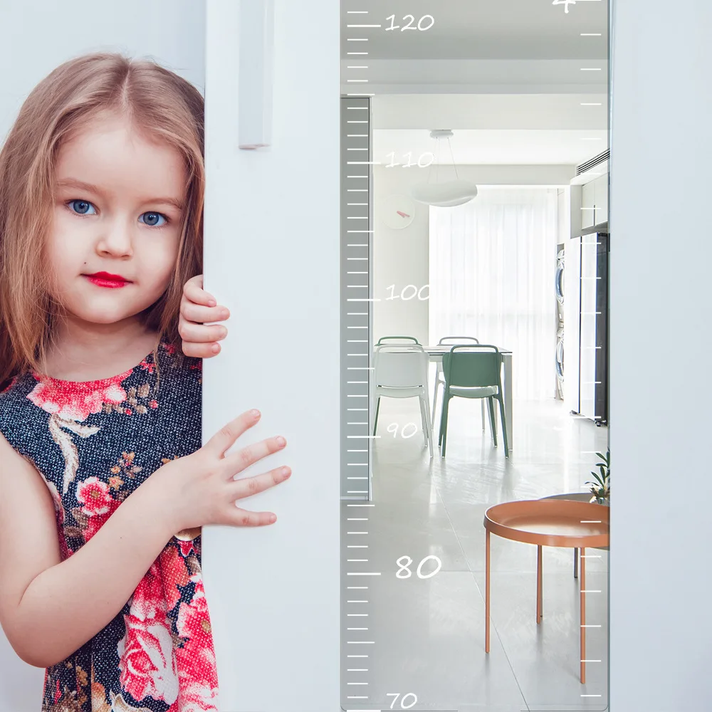 Acrylic Puzzle Mirror Growth Chart Foldable Measuring Tape Kids Height Mirror Ruler Shatterproof with Cartoon Sticker
Acrylic Puzzle Mirror Growth Chart Foldable Measuring Tape Kids Height Mirror Ruler Shatterproof with Cartoon Sticker