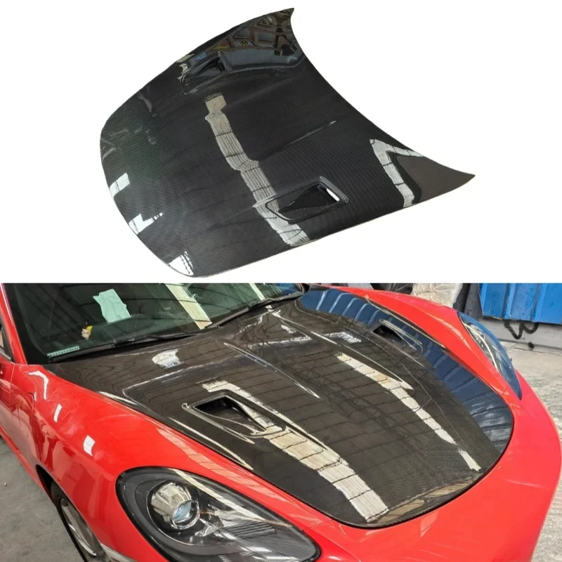 High Quality RS Style Dry Carbon Fiber Engine Hood & Engine Protection Cover Body Kit for 718
High Quality RS Style Dry Carbon Fiber Engine Hood & Engine Protection Cover Body Kit for 718