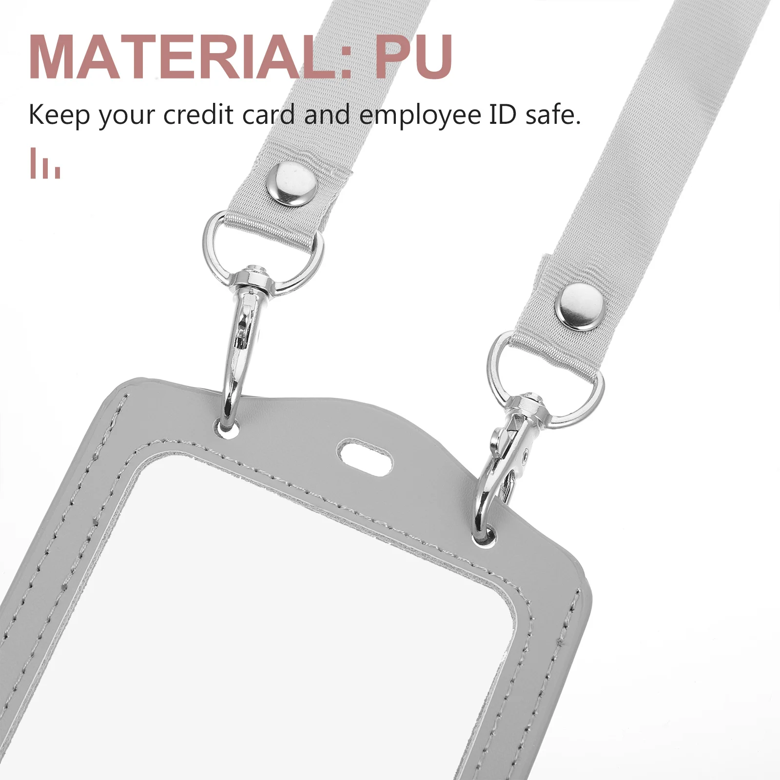 Id Cards Holder High-Grade PU Double-Sided Protective Cover Waterproof Work Badge Holder Lanyard Multi-Function Clear Card Case
Id Cards Holder High-Grade PU Double-Sided Protective Cover Waterproof Work Badge Holder Lanyard Multi-Function Clear Card Case