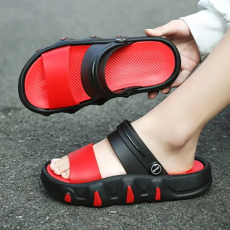 Мужские тапочки, пляжные сабо, мягкая мужская обувь на платформе Eva, забавные тапочки для взрослых, 2024, модные оригинальные туфли высокого качества
Мужские тапочки, пляжные сабо, мягкая мужская обувь на платформе Eva, забавные тапочки для взрослых, 2024, модные оригинальные туфли высокого качества