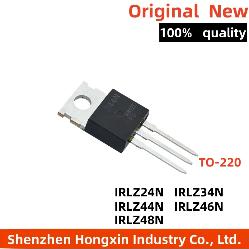 10 pieces New IRLZ44N LZ34/46N/48N IRLZ24N N-channel TO-220 MOSFET Field Effect Transistor
10 pieces New IRLZ44N LZ34/46N/48N IRLZ24N N-channel TO-220 MOSFET Field Effect Transistor