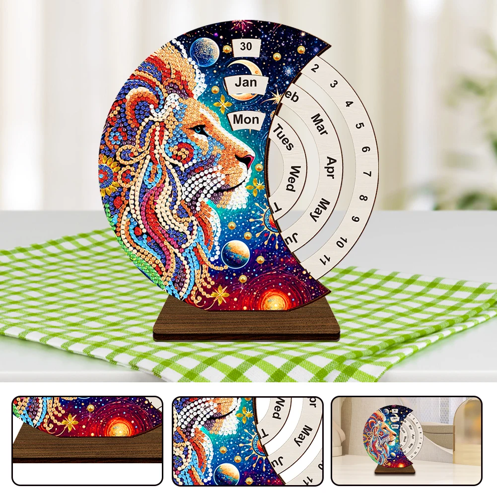Premium Diamond Painting Kit with Unique Resin Diamonds and Wooden Calendar DIY Decor for Stress Relief
Premium Diamond Painting Kit with Unique Resin Diamonds and Wooden Calendar DIY Decor for Stress Relief