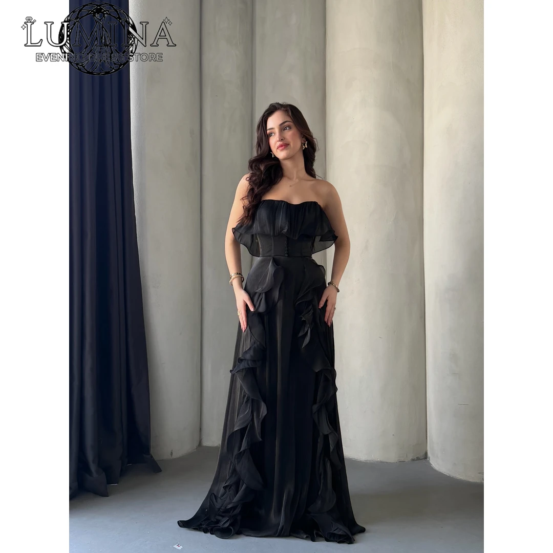 Lumina Tube Top Modest Evening Dress 2026 Woman Line A Custom Made Long Prom Dresses for Special Occasions Drape Elegant Gown
Lumina Tube Top Modest Evening Dress 2026 Woman Line A Custom Made Long Prom Dresses for Special Occasions Drape Elegant Gown
