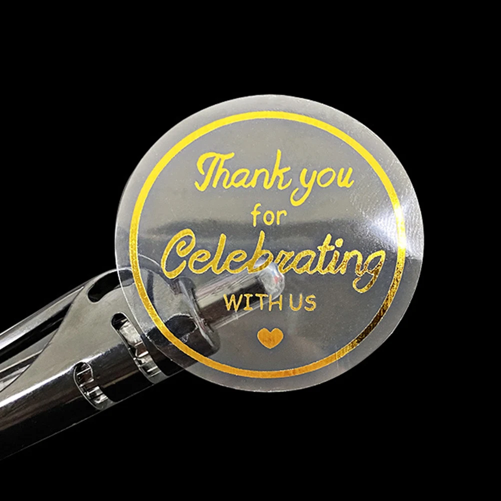 2 Rolls Gold Foil Sealing Stickers Round Transparent Gift Packaging Envelope Thank You Labels Folder Tag
2 Rolls Gold Foil Sealing Stickers Round Transparent Gift Packaging Envelope Thank You Labels Folder Tag