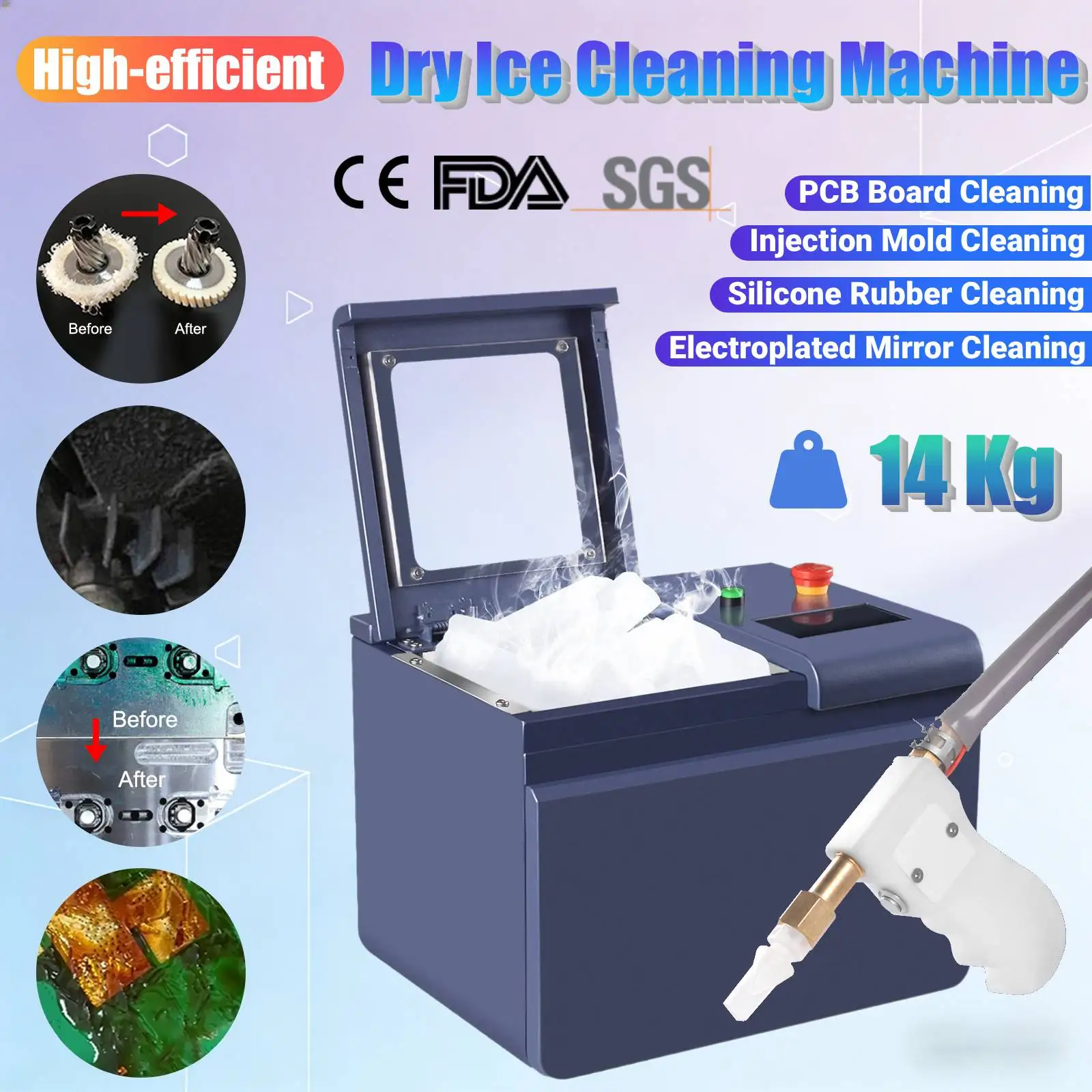 Мини-машина для очистки сухим льдом: высокоэффективное удаление заусенцев, очистка печатных плат от углеродных пятен, масла и пластика
Мини-машина для очистки сухим льдом: высокоэффективное удаление заусенцев, очистка печатных плат от углеродных пятен, масла и пластика