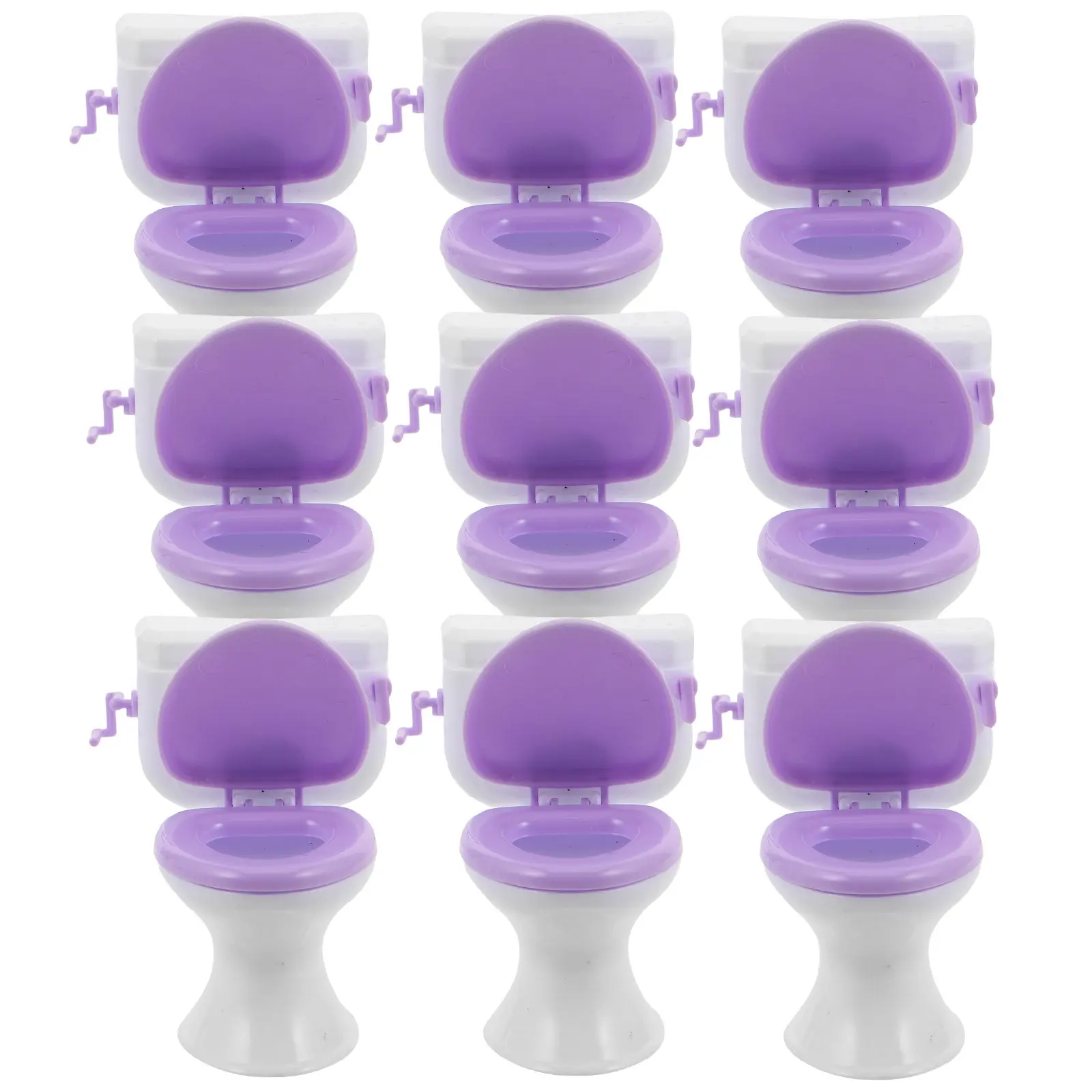 10Pcs Mini Plastic Toilet for Dollhouse 1 12 Scale Miniature Bathroom Furniture Scene Decoration Mini Plastic Toilet
10Pcs Mini Plastic Toilet for Dollhouse 1 12 Scale Miniature Bathroom Furniture Scene Decoration Mini Plastic Toilet