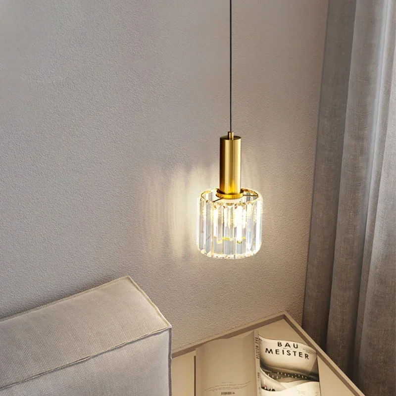 Bedroom Crystal LED Pendant Light for Bedside Living Dining Room Kitchen Minimalist Luxury Black Gold Chandeliers Pendant Lamp
Bedroom Crystal LED Pendant Light for Bedside Living Dining Room Kitchen Minimalist Luxury Black Gold Chandeliers Pendant Lamp