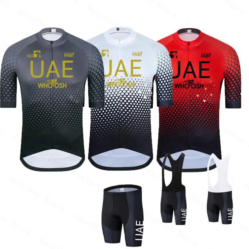 2026 New Summer UAE Team Cycling Set Men Short sleeve Jersey and Bib Shorts Pro Race Bicycle Clothing Suit MTB Ropa Maillot
2026 New Summer UAE Team Cycling Set Men Short sleeve Jersey and Bib Shorts Pro Race Bicycle Clothing Suit MTB Ropa Maillot