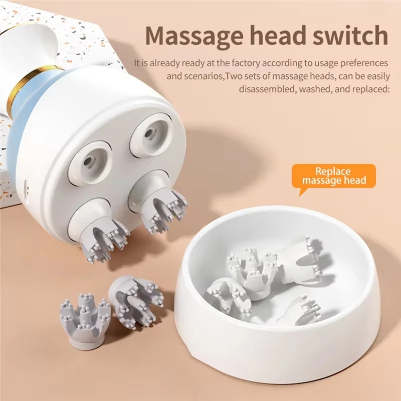 Wireless Electric Multifunction Massager - Scalp Kneading For Hair Growth, Shoulder Vibration Therapy
Wireless Electric Multifunction Massager - Scalp Kneading For Hair Growth, Shoulder Vibration Therapy
