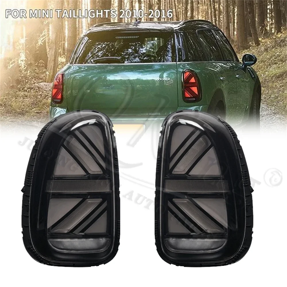 2 шт. задние фонари для BMW Mini Countryman R60 2010-2016 светодиодный движущийся указатель поворота, тормозной задний фонарь, Стайлинг автомобиля
2 шт. задние фонари для BMW Mini Countryman R60 2010-2016 светодиодный движущийся указатель поворота, тормозной задний фонарь, Стайлинг автомобиля