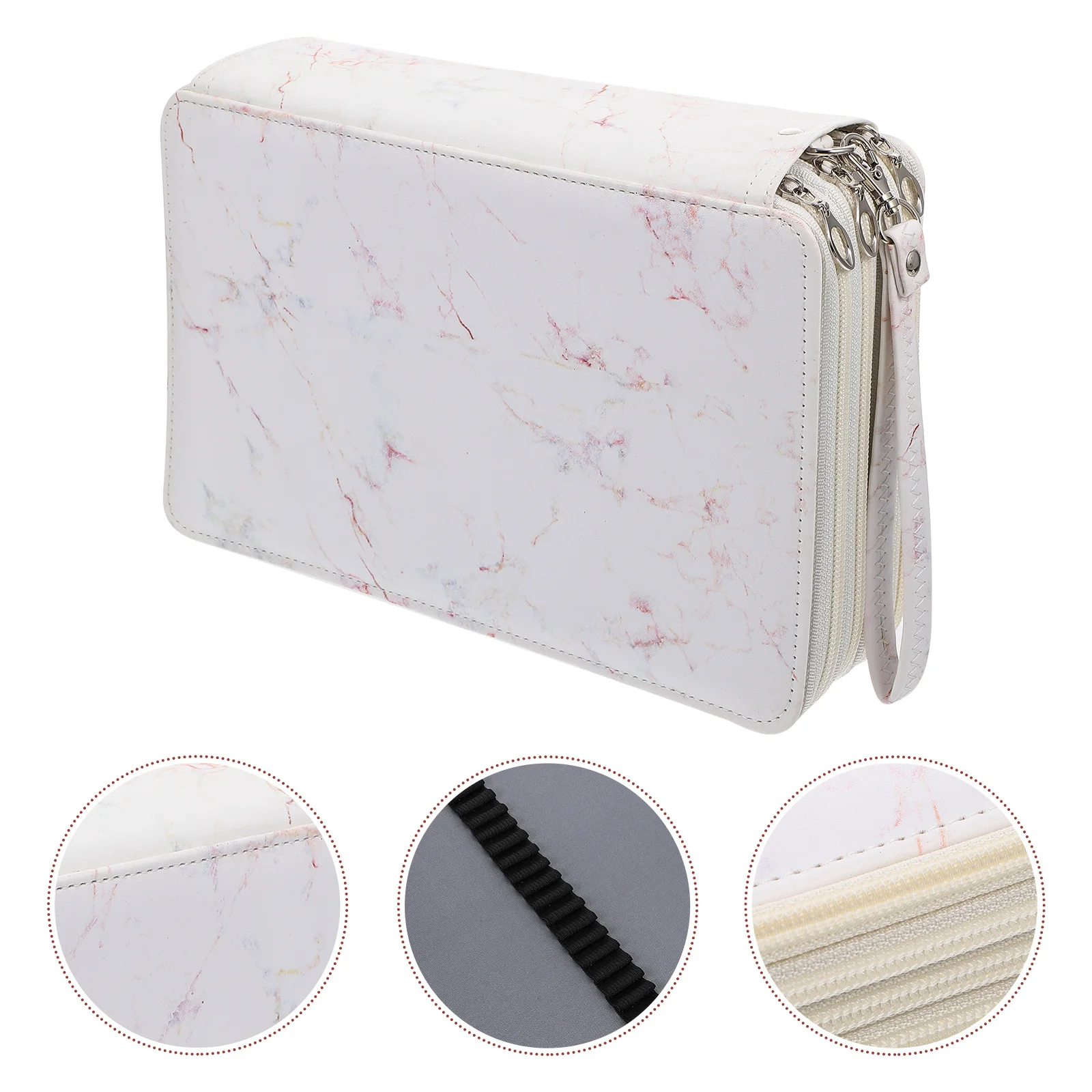 1pc Pencil Bag With Handle Large Capacity Stationery Pouch For Students School Supplies Organizer Multi-Layer Pen Storage Case
1pc Pencil Bag With Handle Large Capacity Stationery Pouch For Students School Supplies Organizer Multi-Layer Pen Storage Case