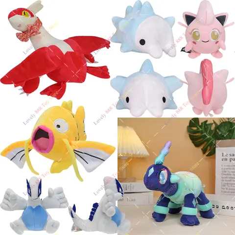 Pokemon Plush Anime Terapagos Snom Magikarp Rose Bulbasaur Steelix Lugia Scream Tail Mimikyu Cos Charizard Soft Stuffed Kids Toy