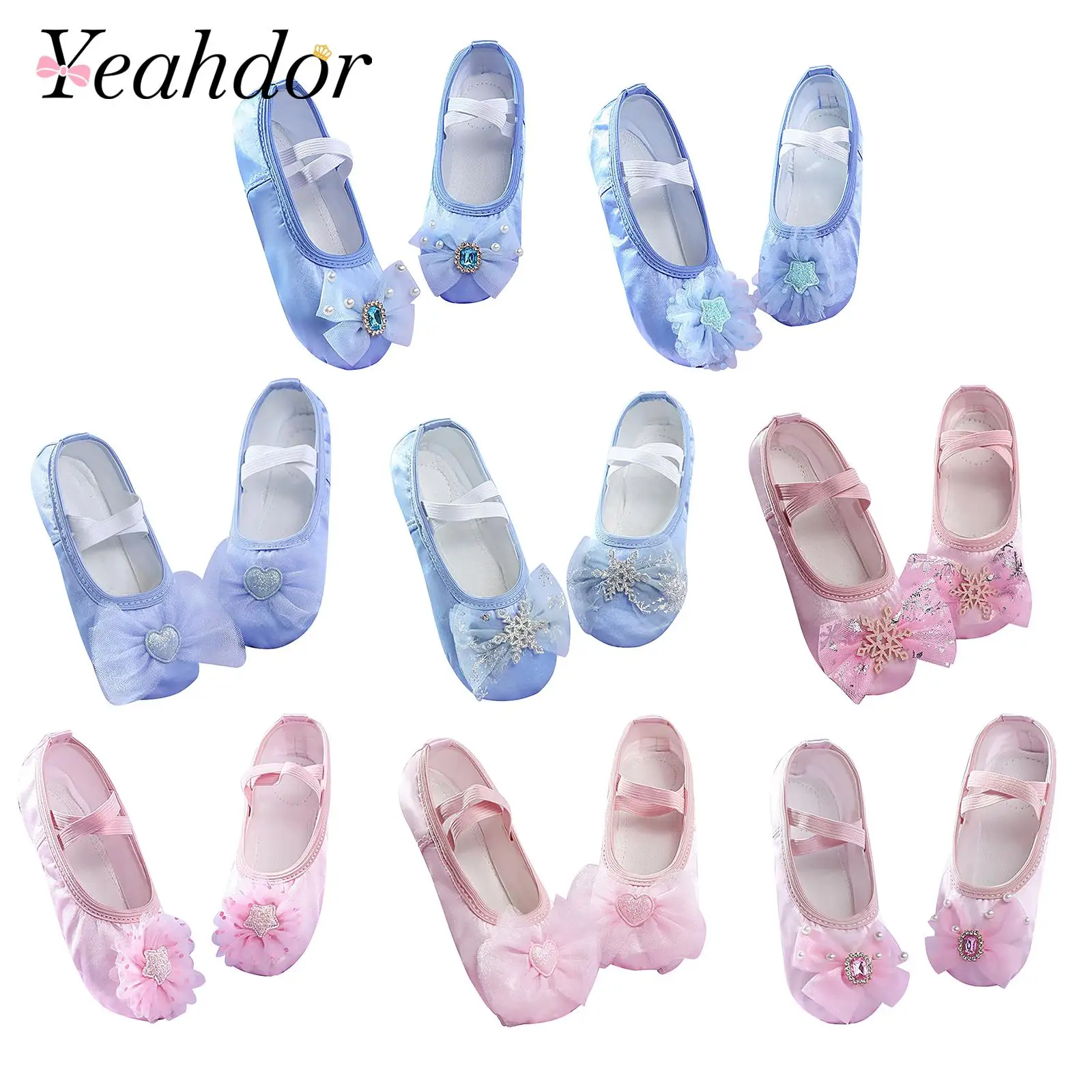 Kids Girls Princess Satin Ballet Flats Dance Shoes Elastic Band Lovely Ballerina Slippers Cross Tied Sole Training Shoes 23-32
Kids Girls Princess Satin Ballet Flats Dance Shoes Elastic Band Lovely Ballerina Slippers Cross Tied Sole Training Shoes 23-32