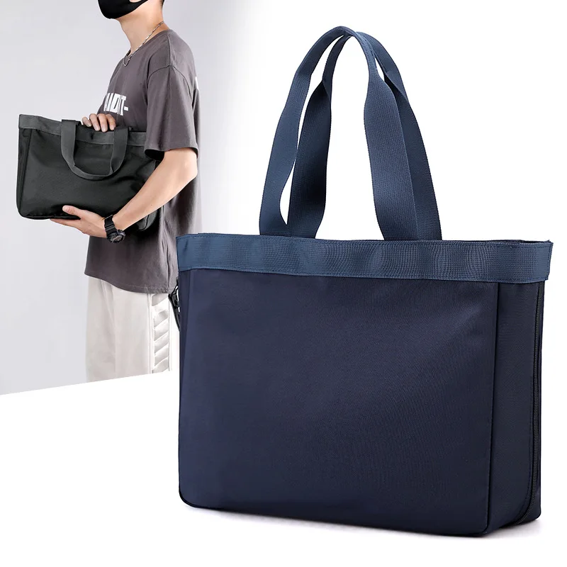 Multi-functional Nylon men's handbag, large-capacity business, leisure and travel bag, waterproof and wear-resistant documentbag
Multi-functional Nylon men's handbag, large-capacity business, leisure and travel bag, waterproof and wear-resistant documentbag