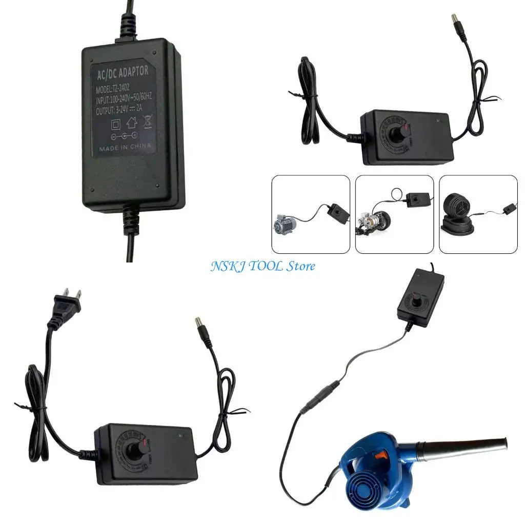 L8RC Regulation Controller Switches 3V 24V 2A with Knob Speed Controller for Power Tool
L8RC Regulation Controller Switches 3V 24V 2A with Knob Speed Controller for Power Tool