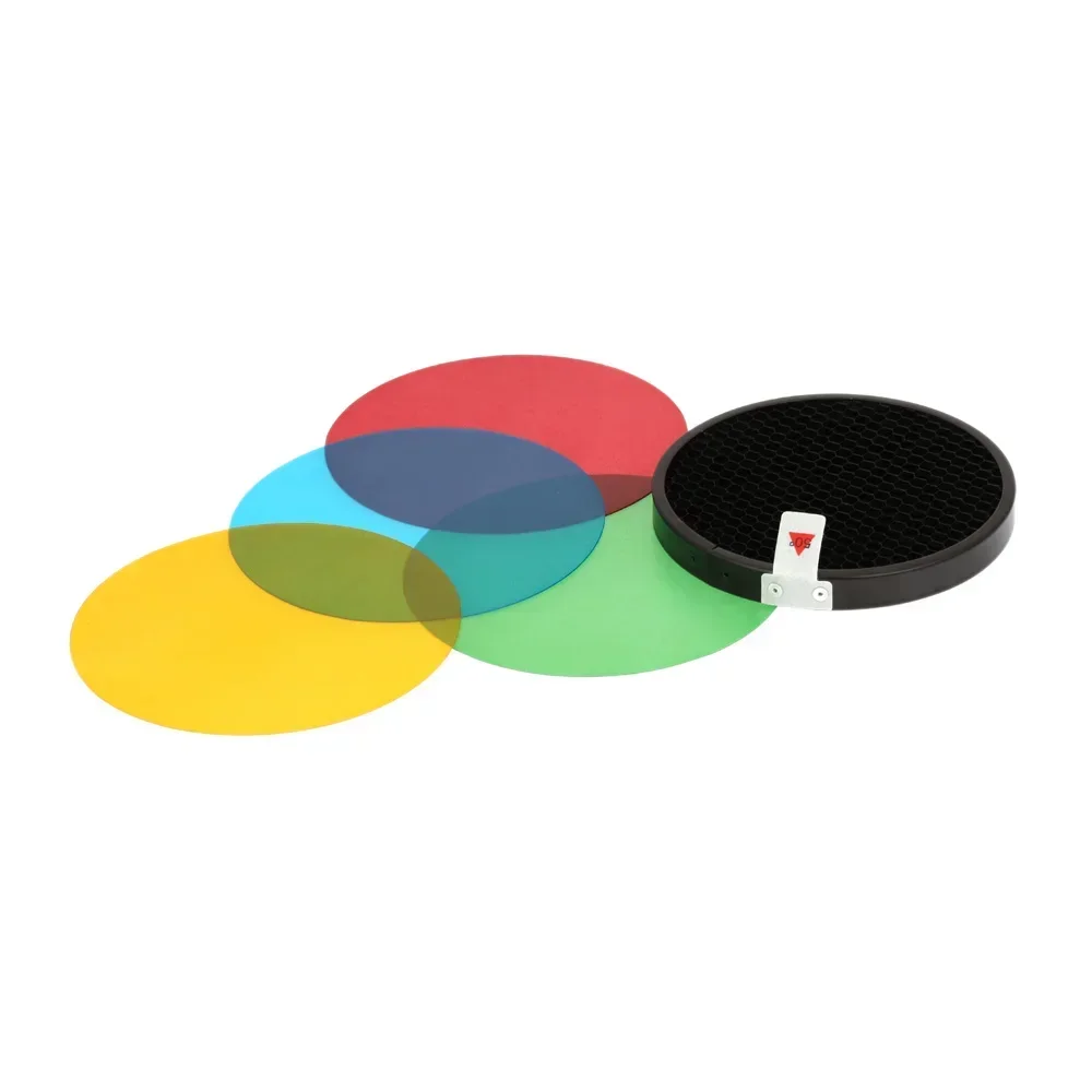 Godox AD-S11 4 Photography Color Filter Gel Pack with Honeycomb Grid Cover Reflector Kit for Godox Flash AD200 AD180 AD360 II
Godox AD-S11 4 Photography Color Filter Gel Pack with Honeycomb Grid Cover Reflector Kit for Godox Flash AD200 AD180 AD360 II