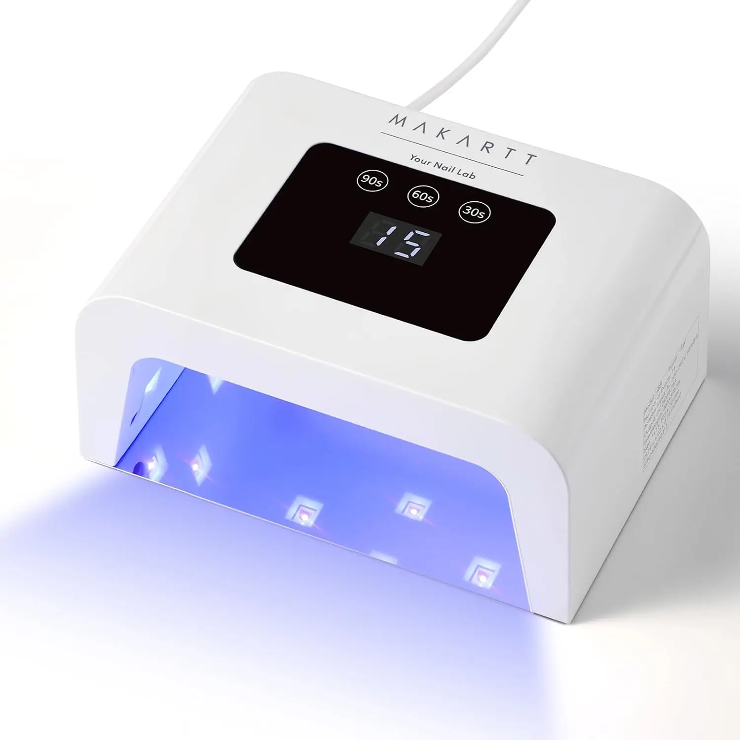 Makartt Mini UV Light для гелевых ногтей — быстрое отверждение, 15 Вт, УФ + светодиодная лампа с двойным освещением для сушки ногтей, лампа для лечения 3 таймера и автоматическим датчиком
Makartt Mini UV Light для гелевых ногтей — быстрое отверждение, 15 Вт, УФ + светодиодная лампа с двойным освещением для сушки ногтей, лампа для лечения 3 таймера и автоматическим датчиком