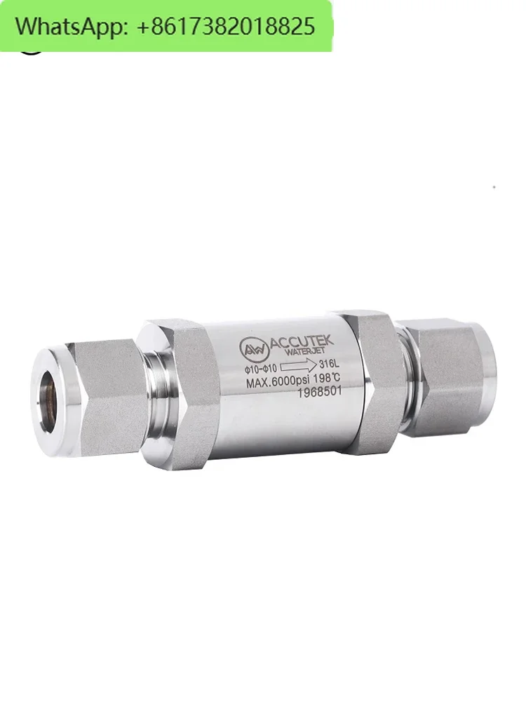 AW316 High Pressure Ferrule Check Valve 2-point High Temperature Check Valve Gas Liquid Pipeline Check Valve 6mm
AW316 High Pressure Ferrule Check Valve 2-point High Temperature Check Valve Gas Liquid Pipeline Check Valve 6mm