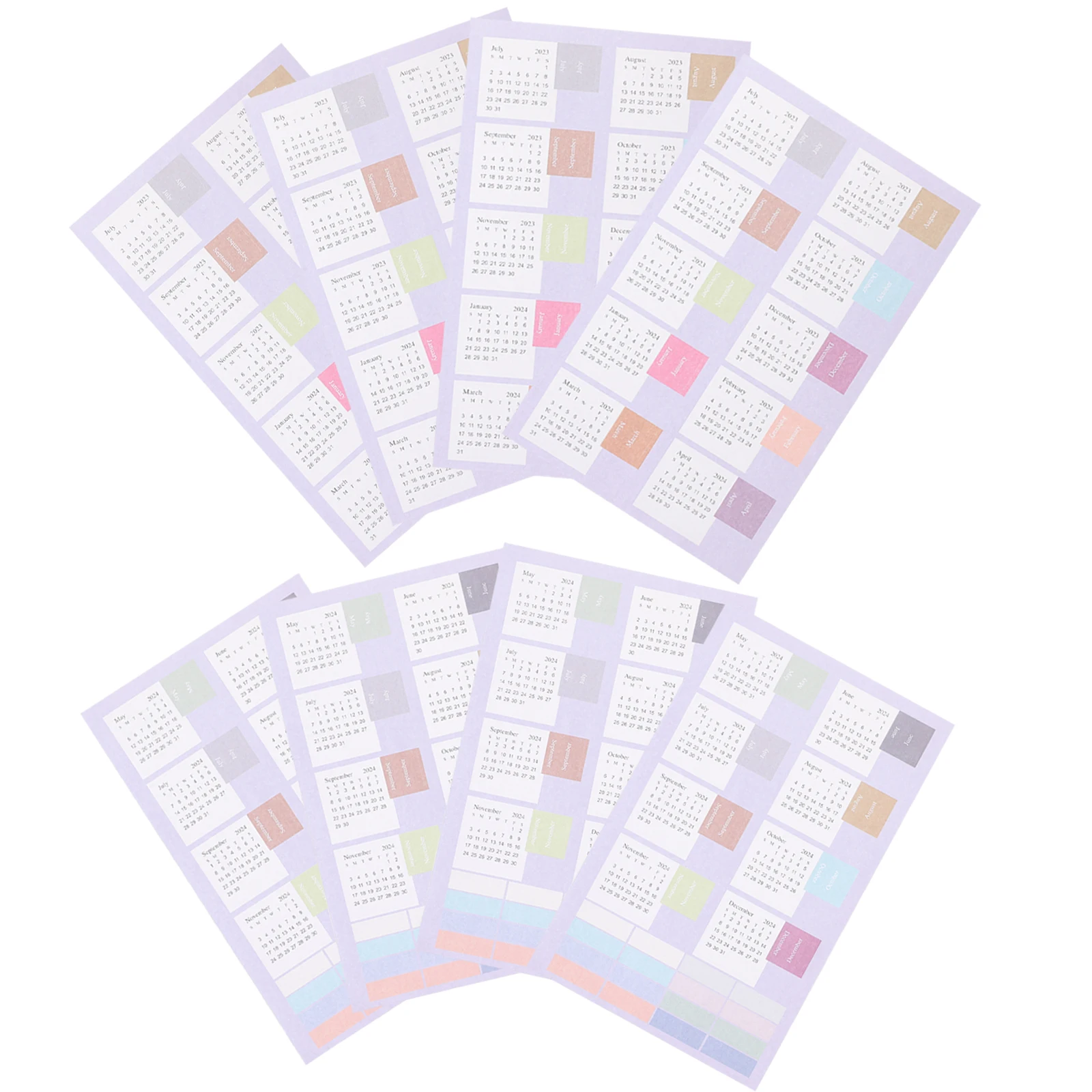 8pcs Monthly Planner Index Stickers for Notebook Practical Calendar Tabs R om Colors 2023 2024 Date Labels Adult Use
8pcs Monthly Planner Index Stickers for Notebook Practical Calendar Tabs R om Colors 2023 2024 Date Labels Adult Use