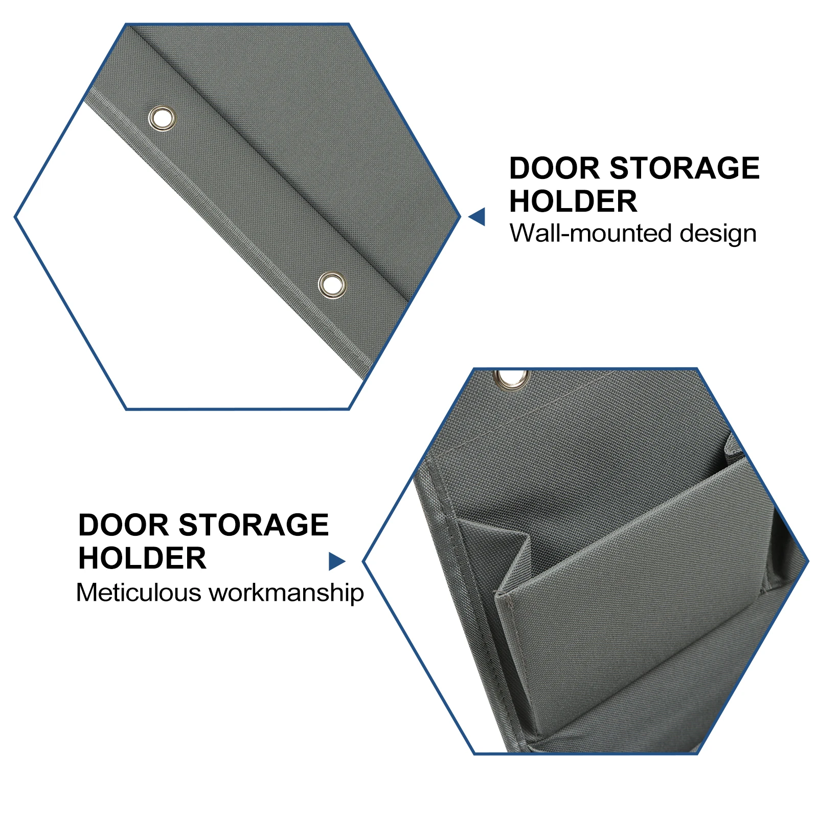 5 Pockets Door Storage Bag Oxford Cloth Hanging ganizer Grey Dorm Office Multi Pocket Design Strong Large Capacity
5 Pockets Door Storage Bag Oxford Cloth Hanging ganizer Grey Dorm Office Multi Pocket Design Strong Large Capacity