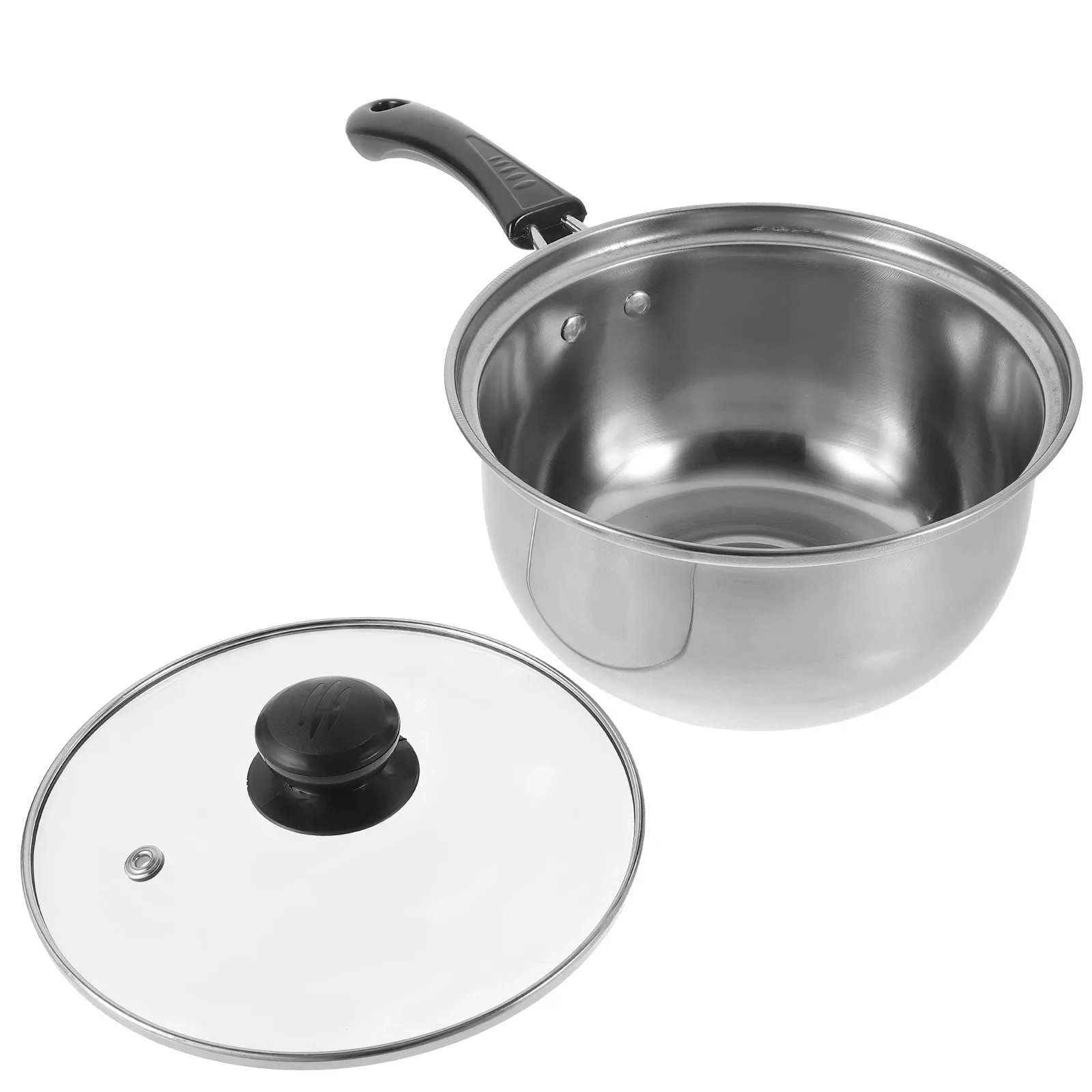 1Pcs Thickened Small Saucepan Stainless Steel Plastic Lid Boil Eggs Soup Coffee Oatmeal Kitchen Tool Lightweight Heat
1Pcs Thickened Small Saucepan Stainless Steel Plastic Lid Boil Eggs Soup Coffee Oatmeal Kitchen Tool Lightweight Heat