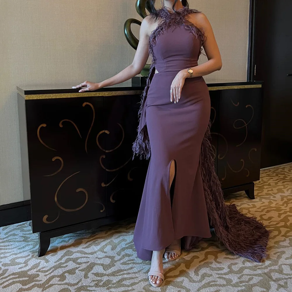 Customized Elegant Off The Shoulder Jersey Evening Dresses Modern Straight Floor Length O-neck Sleeveless Vestidos Para Mujer
Customized Elegant Off The Shoulder Jersey Evening Dresses Modern Straight Floor Length O-neck Sleeveless Vestidos Para Mujer