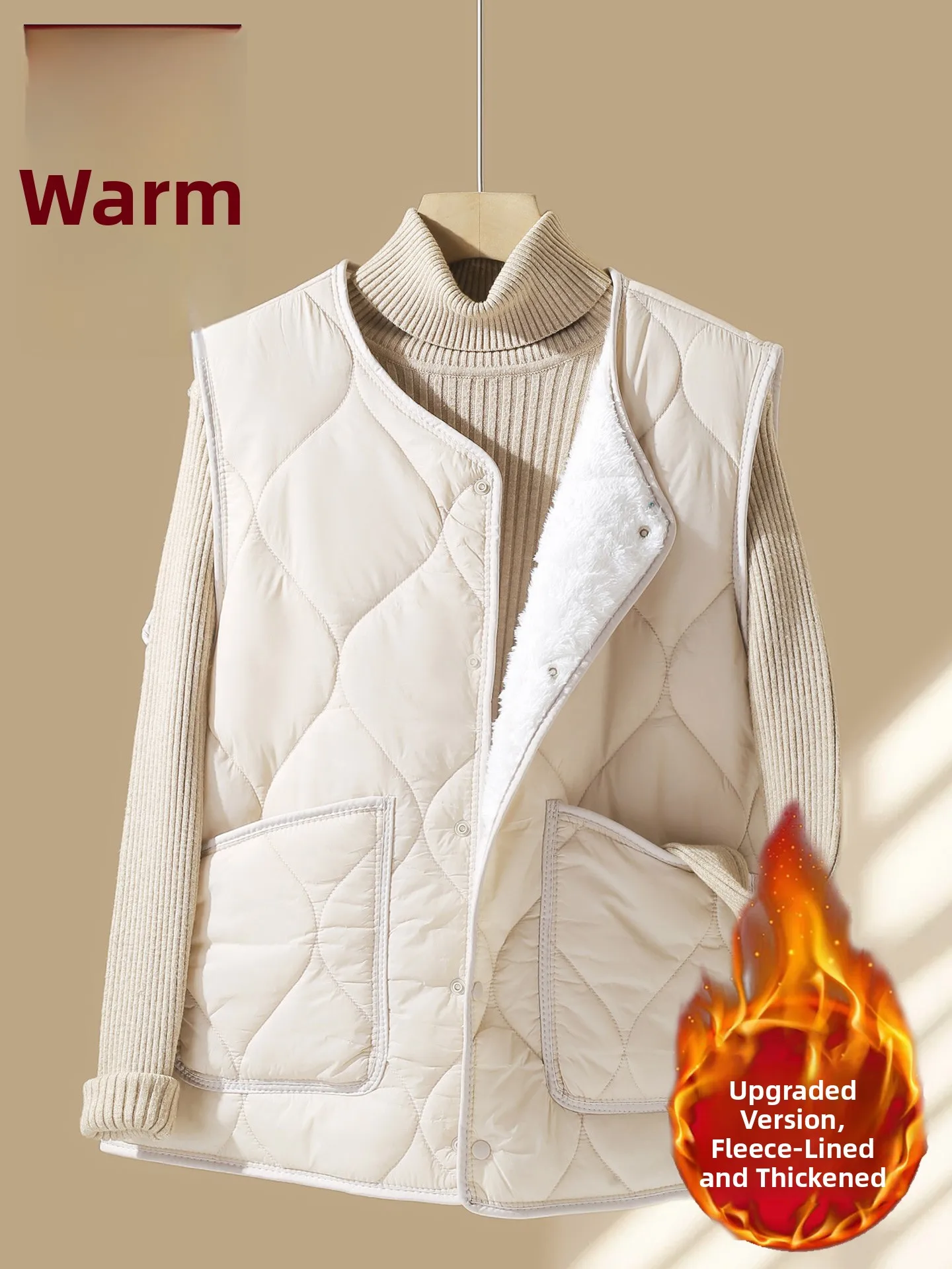 Thiened Fce Warm Vest Women's Loose plus Size Medical Cold Proof Base Layer oulder Pad Thiened Heat Fast down Cotton...
Thiened Fce Warm Vest Women's Loose plus Size Medical Cold Proof Base Layer oulder Pad Thiened Heat Fast down Cotton...