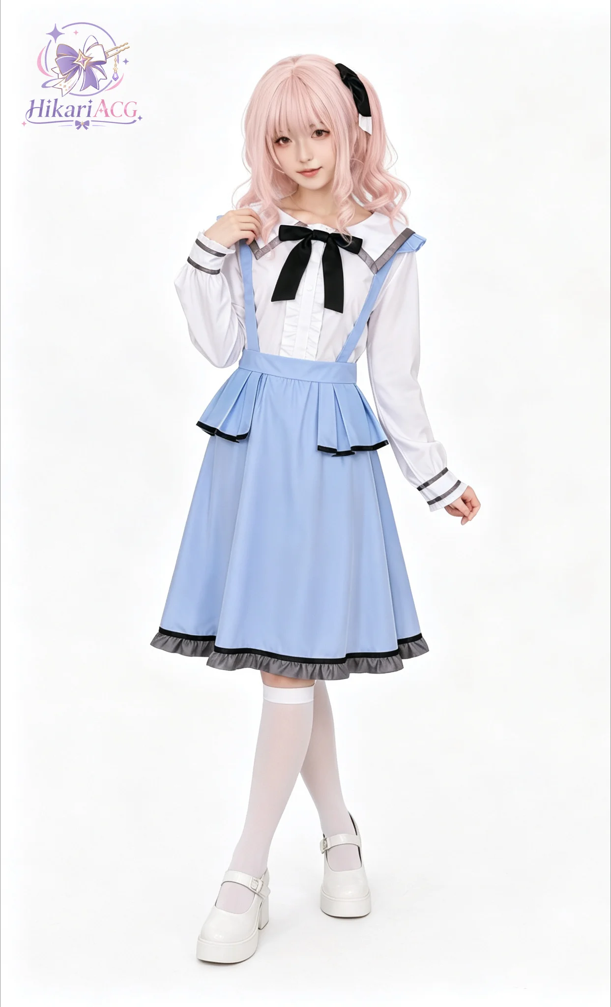Blue Maid Dress Mizuki Akiyama Cosplay Project Sekai Colorful Stage Role Play Uniform for Women Halloween Party PJSK
Blue Maid Dress Mizuki Akiyama Cosplay Project Sekai Colorful Stage Role Play Uniform for Women Halloween Party PJSK