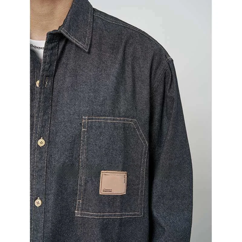 Men's Denim Long SVE Shirt Spring New Style Thickened Long Sleeve French Style Collar PU Leather Velvet
Men's Denim Long SVE Shirt Spring New Style Thickened Long Sleeve French Style Collar PU Leather Velvet