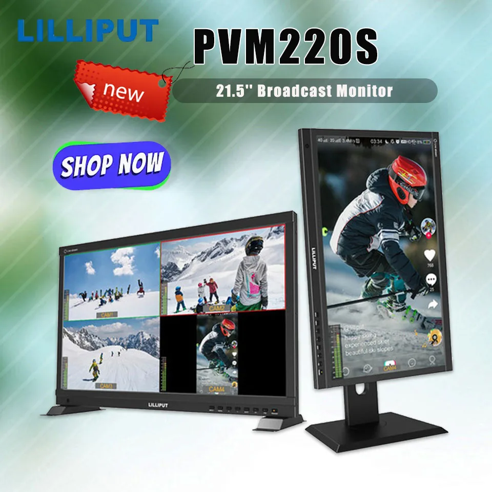 Lilliput PVM220S 21,5-дюймовый четырехразъемный монитор 3G-SDI/HDMI с входом 3G-SDI HDMI USB TYPE-C для записи пленки
Lilliput PVM220S 21,5-дюймовый четырехразъемный монитор 3G-SDI/HDMI с входом 3G-SDI HDMI USB TYPE-C для записи пленки