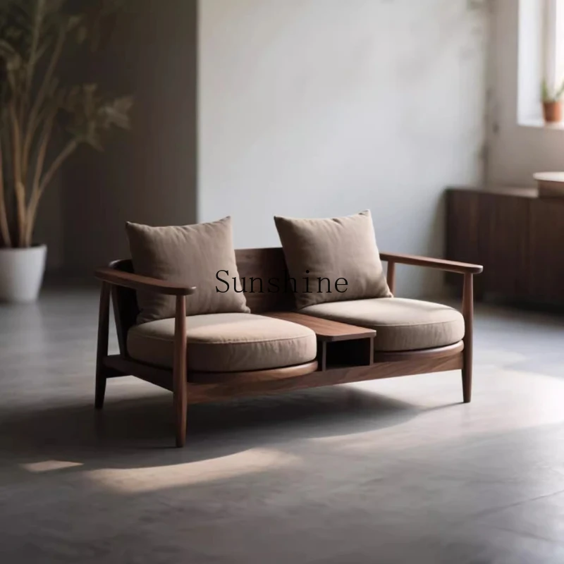 New Chinese black walnut Arhat bed double one-piece chair living room small apartment sofa
New Chinese black walnut Arhat bed double one-piece chair living room small apartment sofa