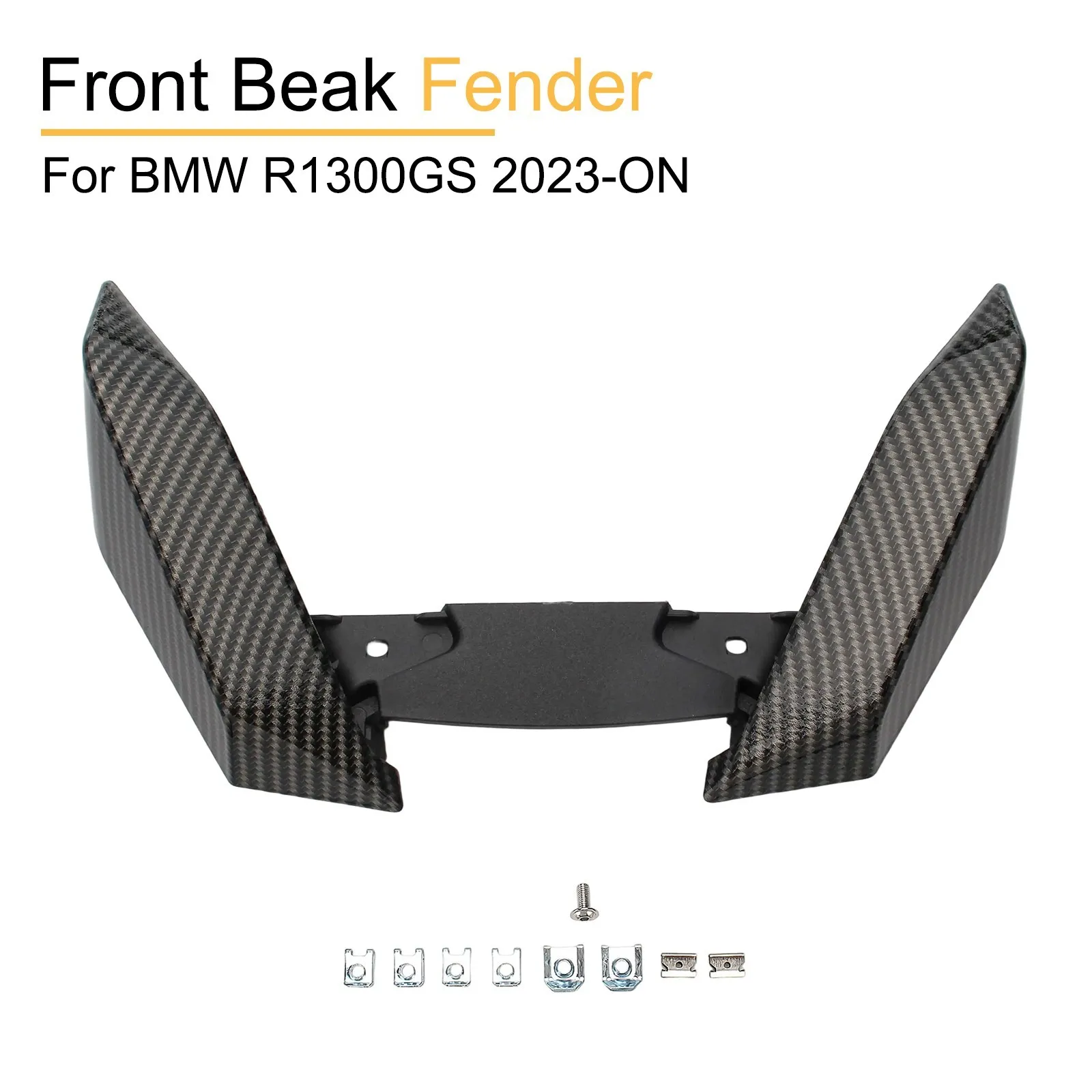 1 PC Motorcycle Front Beak Fender Extension For BMW R1300GS R 1300 GS 2023+ Fairing Mudguard ABS Plastic Accessories
1 PC Motorcycle Front Beak Fender Extension For BMW R1300GS R 1300 GS 2023+ Fairing Mudguard ABS Plastic Accessories